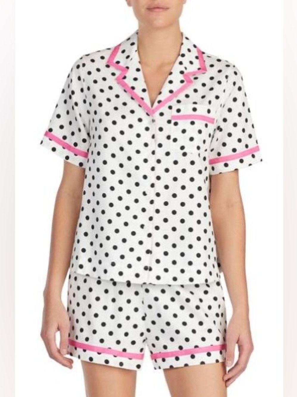Kate Spade New York Scattered Dot Shorty PJ Set Size Small